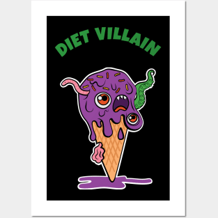 Diet Villain Posters and Art